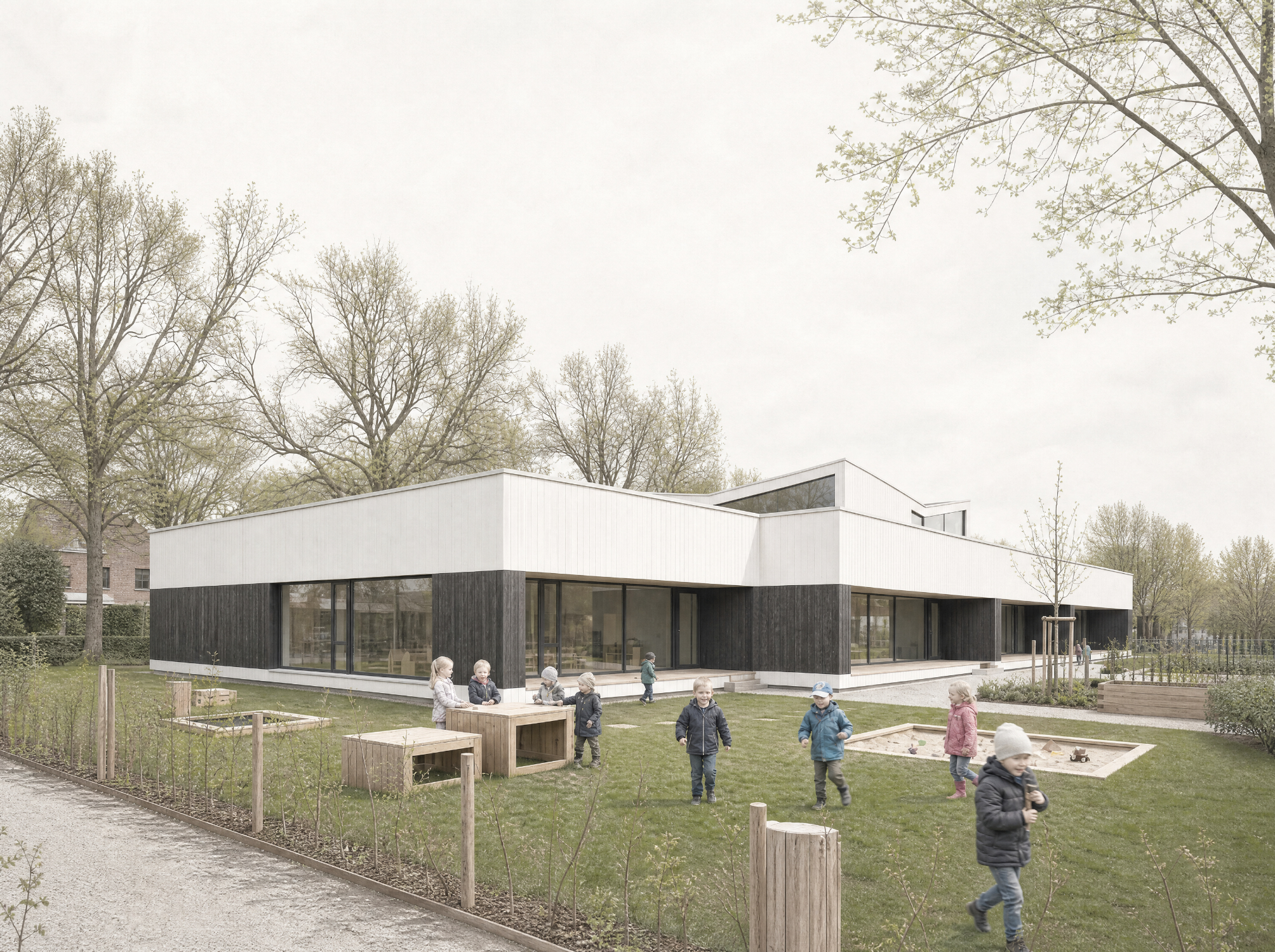 Kindergarten Rheindorf Lustenau, Wettbewerbsbeitrag