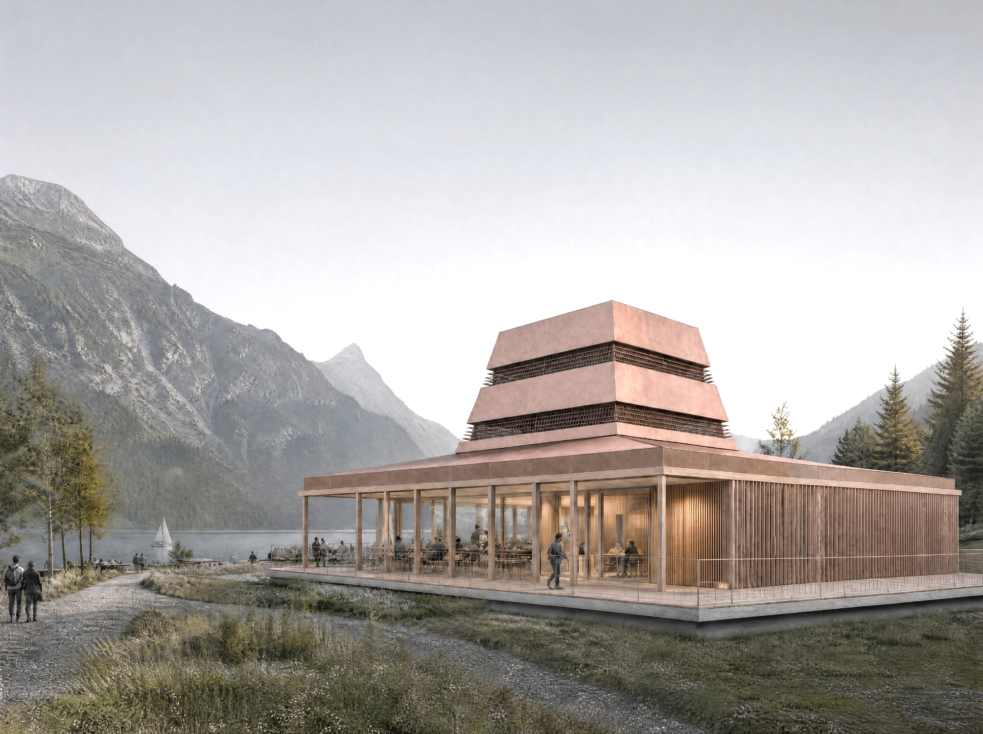 Gasthof Vilsalpsee, Wettbewerbsbeitrag
