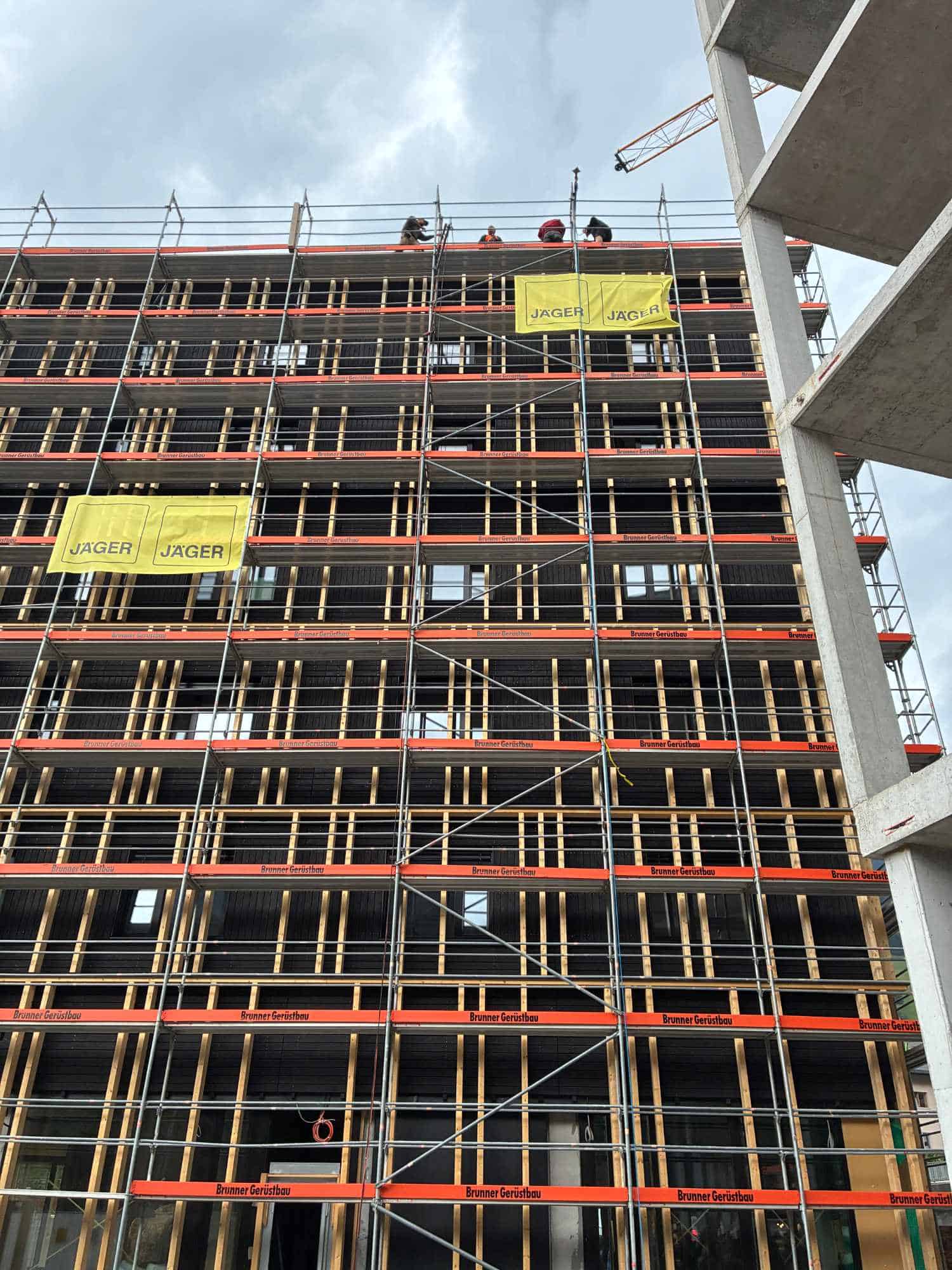 Jägerbau Rätikon Eins, Firstfeier